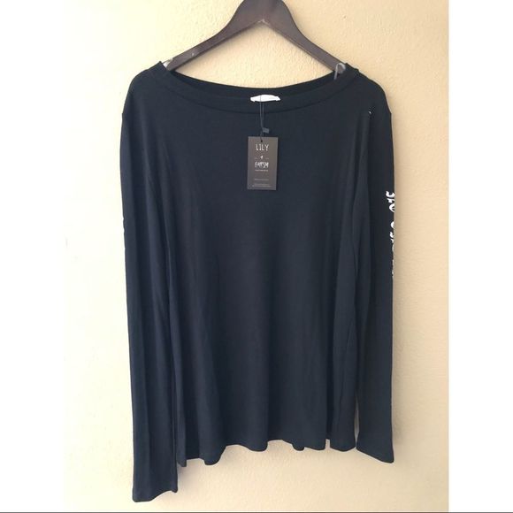 Graphic long sleeves ribbed pullover - Picture 4 of 5